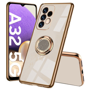 Чехол до Samsung Galaxy A32 5G, Electro Ring, золотой