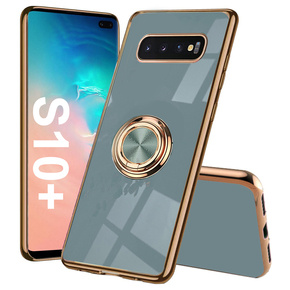 Чехол до Samsung Galaxy S10+ Plus, Electro Ring, серый