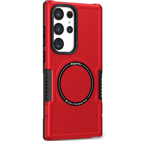 Чехол до Samsung Galaxy S23 Ultra, Protective MagSafe, красный