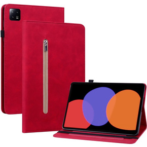 Чехол до Xiaomi Pad 6, Wallet Pen Slot, красный