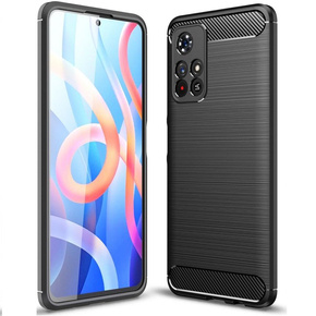 Чехол до Xiaomi Poco M4 Pro 5G / Redmi Note 11S 5G, Carbon, чёрный