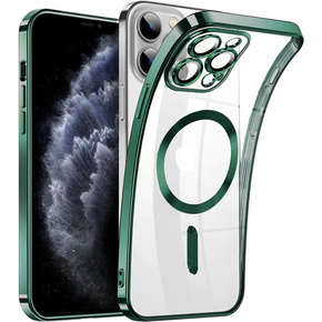 Чехол до iPhone 11 Pro, MagSafe Hybrid, зелёный