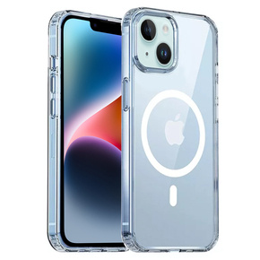 Чехол до iPhone 14 Plus, Dropproof MagSafe, прозрачный