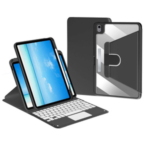 Чехол + клавиатура iPad Air 10.9 4 2020 / 5 2022 / iPad Pro 11 2022 / 2021 / 2020, Touchpad Pen Slot, чёрный