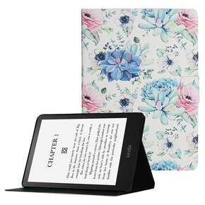 Чехол-крышка для Amazon Kindle Paperwhite V / 5 2021, Colorful Flower