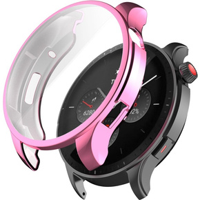 Чехол 2в1 с защитой экрана для часов Amazfit GTR 4 46mm, Pink