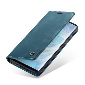 Чехол CASEME для Huawei P30 Pro, Leather Wallet Case, синий