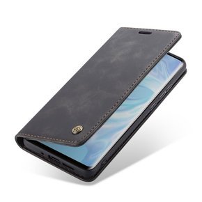 Чехол CASEME для Huawei P30 Pro, Leather Wallet Case, чёрный