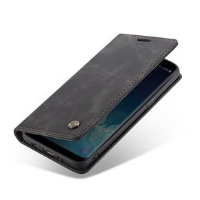 Чехол CASEME для Samsung Galaxy S8, Leather Wallet Case, чёрный