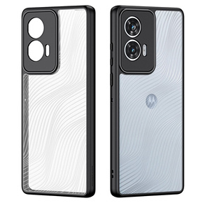 Чехол DuxDucis для Motorola Edge 50 Fusion 5G, Aimo case, прозрачный / черный