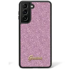 Чехол GUESS до Galaxy S24 Ultra, Glitter Script Hardcase, фиолетовый