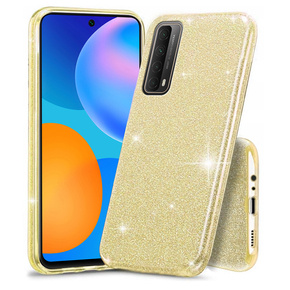 Чехол Glitter Case до Huawei P Smart 2021, Gold