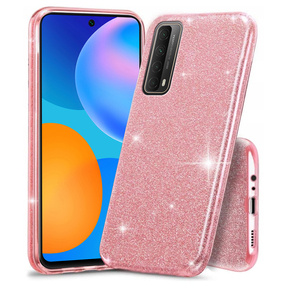 Чехол Glitter Case до Huawei P Smart 2021, Pink