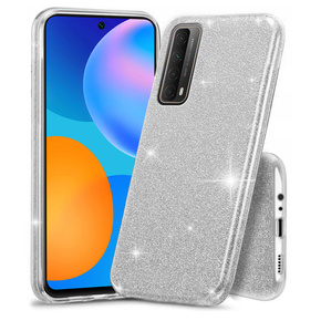 Чехол Glitter Case до Huawei P Smart 2021, Silver