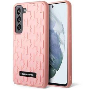 Чехол Karl Lagerfeld до Samsung Galaxy S23, Mono Metal, розовый