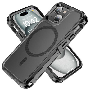 Чехол MagForce для iPhone 15, MagSafe, черный
