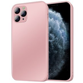 Чехол Matte Glass до iPhone 11 Pro, Matte/Pink