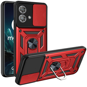 Чехол NOX Camera Slide Motorola Edge 40 Neo, CamShield Slide, красный