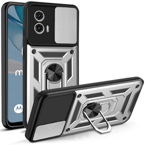 Чехол NOX Camera Slide Motorola Moto G53 5G, CamShield Slide, серебро