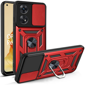 Чехол NOX Camera Slide Oppo Reno8 T, CamShield Slide, красный