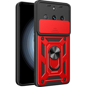 Чехол NOX Camera Slide Realme 11 Pro 5G / 11 Pro+ 5G, CamShield Slide, красный