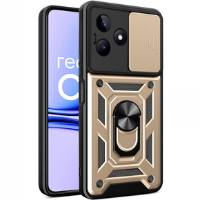 Чехол NOX Camera Slide Realme C53 4G, CamShield Slide, золото