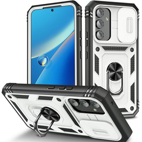 Чехол NOX Camera Slide Samsung Galaxy A54 5G, CamShield Slide, белый / чёрный