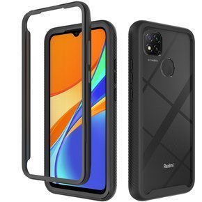 Чехол Shockproof до Xiaomi Redmi 9C, without screen protector, чёрный