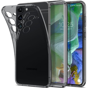 Чехол Spigen до Samsung Galaxy S23+ Plus, Liquid Crystal, прозрачный чёрный