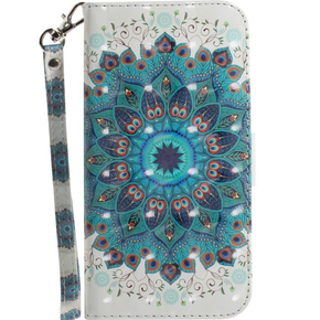 Чехол Wallet до Motorola Moto G9 Play/E7 Plus, Mandala Flower