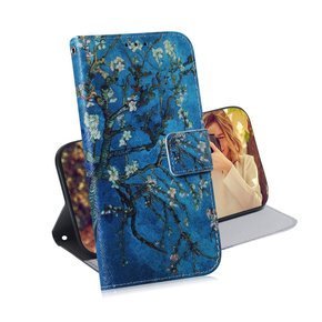 Чехол Wallet до Samsung Galaxy M11 - Tree with Flowers