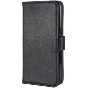 Чехол Wallet до Samsung Galaxy S7 Edge, Genuine Leather, black
