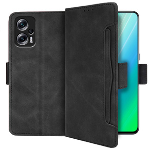 Чехол Wallet до Xiaomi Poco X4 GT 5G, Card Slot, Black