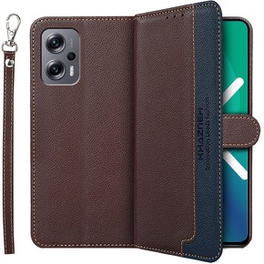 Чехол Wallet до Xiaomi Poco X4 GT 5G, KHAZNEH, Dual Color, Brown