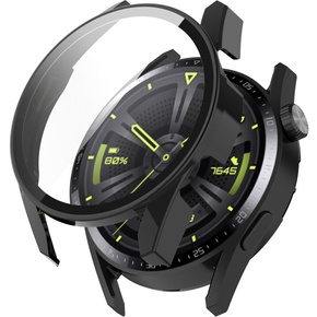 2в1 чехол и защитное стекло для часов Huawei Watch GT 3 46mm, Black