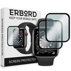 2x Гибридное стекло ERBORD для Apple Watch 4/5/6/SE 40mm