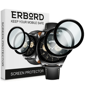 2x Гибридное стекло ERBORD для Huawei Watch Buds