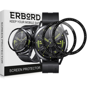 2x Гибридное стекло ERBORD для Huawei Watch GT 3 46mm