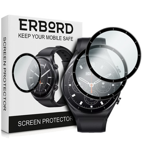 2x Гибридное стекло ERBORD для Xiaomi Mi Watch S1