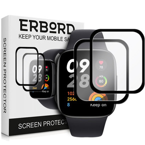 2x Гибридное стекло ERBORD для Xiaomi Redmi Watch 3
