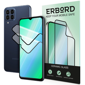 2x Гибридное стекло ERBORD Ceramic для Samsung Galaxy A14 4G/5G