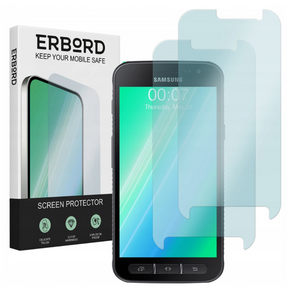 2x Закаленное стекло для Samsung Galaxy Xcover 4/4S, ERBORD 9H Hard Glass на экране