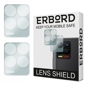 2x закаленное стекло ERBORD для камеры Realme 8 / 8 Pro