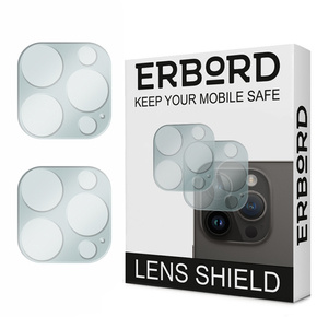 2x закаленное стекло ERBORD для камеры iPhone 13 Pro / 13 Pro Max
