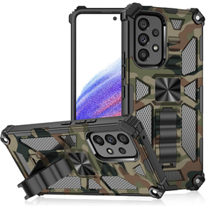 Etui Armor KickStand do Samsung Galaxy A53 5G, Camouflage Green