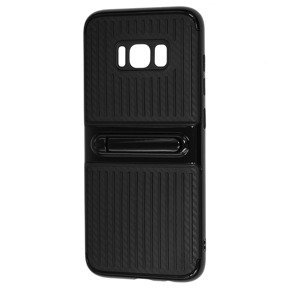 Etui Hybrid Carbon Stand Case Samsung Galaxy S8 - Black