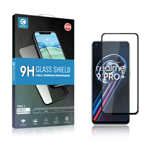 Mocolo Full Glue закаленное стекло для Realme 9 Pro+ Plus / Realme 9 4G, чёрная рама