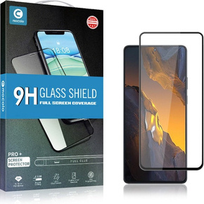 Mocolo Full Glue закаленное стекло для Xiaomi Poco F5 5G, чёрная рама