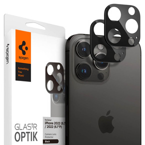 Spigen OPTIK.TR - Защитное стекло на камеру для iPhone 14 / 14 Plus, Black