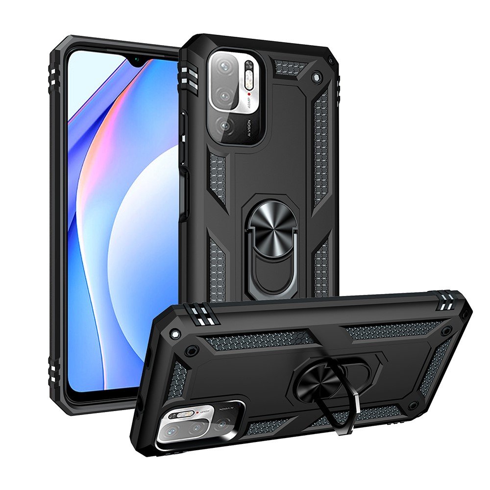 Бронированный Чехол до Xiaomi Redmi Note 10 5G, Nox Case Ring, чёрный |  Yourcase.com.ua